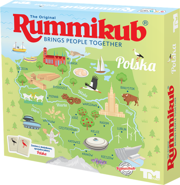 Настільна гра TM Toys Rummikub Classic Польща (польське видання) (5908273000190) - зображення 1