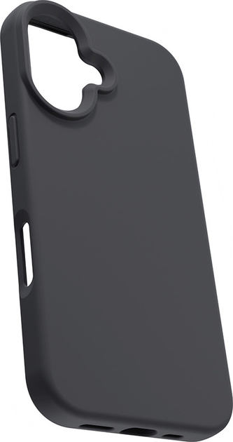Etui plecki Etteri Silicone Case do Apple iPhone 16 Black  (5906961937247) - obraz 5