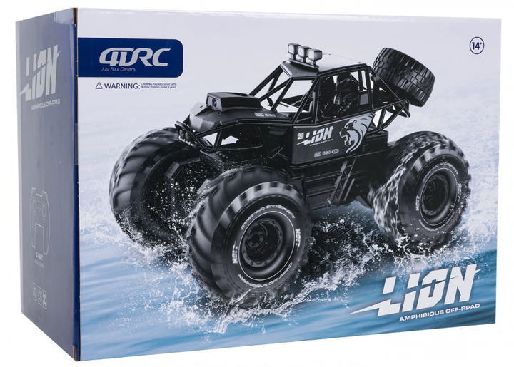 Машинка на радіокеруванні R/C Pojazd LION Чорний(5903864971033) - зображення 6