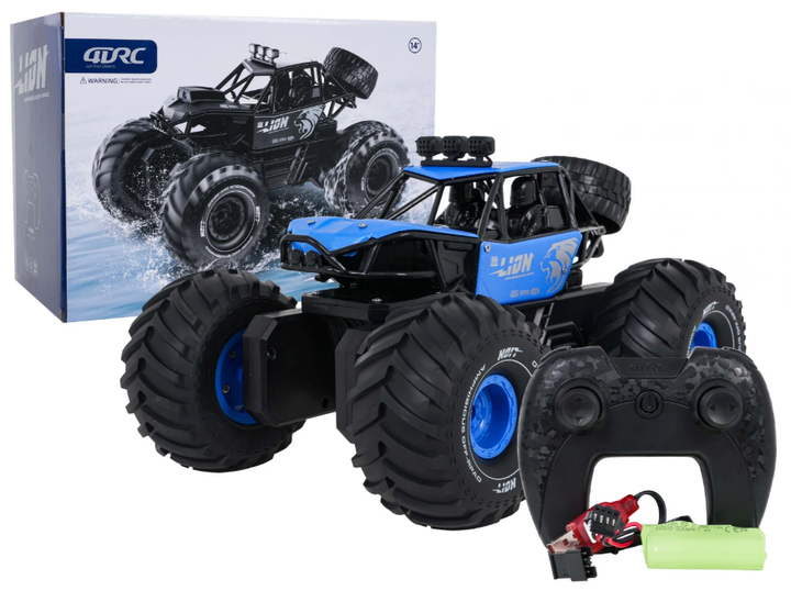 Samochód zdalnie sterowany R/C Pojazd LION Niebieski (5903864971026) - obraz 1