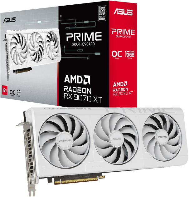 Karta graficzna ASUS PCI-Ex Radeon RX 9070 XT PRIME OC Edition 16GB GDDR6 (256bit) (3030/20000) (HDMI, 3 x DisplayPort) (90YV0L75-M0NA00) - obraz 13