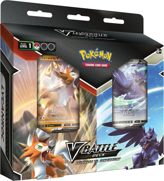 Набір карток Pokemon V Battle Deck Lycanroc vs Corviknight (820650809576) - зображення 3