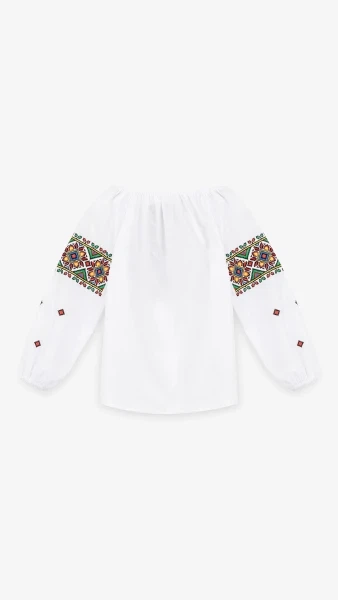 Костюм вышиванка(верх+низ) для девочки РОКСОЛАНА 140 см Бордовый shop (2000902589397) - Фото 5 Костюм вышиванка(верх+низ) для девочки РОКСОЛАНА 140 см Бордовый shop (2000902589397) - изображение 5