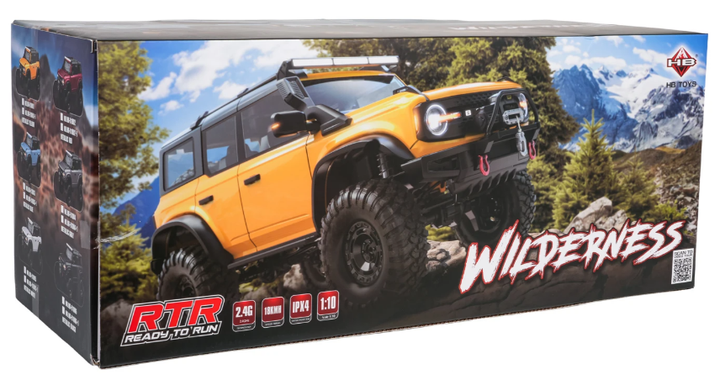 Машинка на радіокеруванні  R/C WILDERNESS 1:10 Помаранчевий (5903864971033) - зображення 8