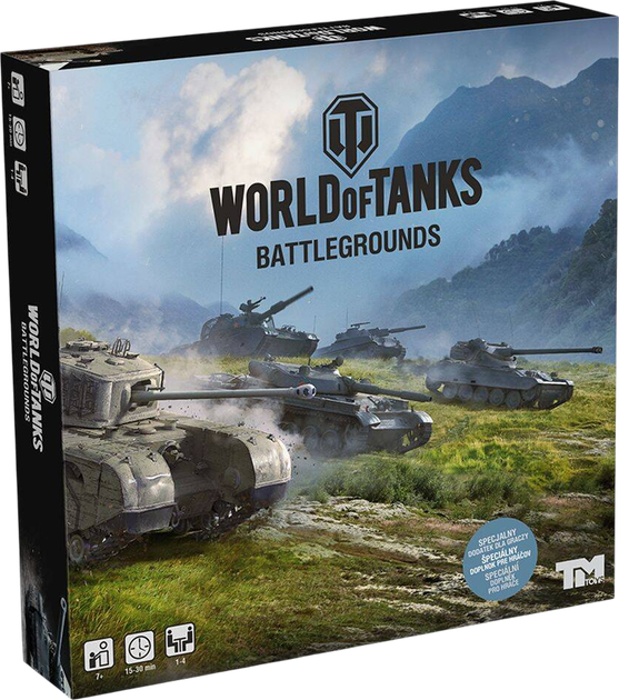Настільна гра TM Toys World of Tanks Battlegrounds (польське видання) (5908273096483) - зображення 1