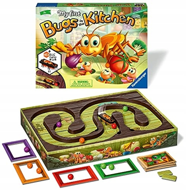 Gra planszowa Ravensburger Moje pierwsze robaki w kuchni (edycja angielska) (4005556205844) - obraz 2