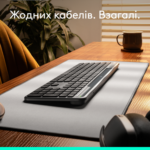 Клавиатура беспроводная Logitech Slim Solar+ Bluetooth Graphite (920-013764) - изображение 4