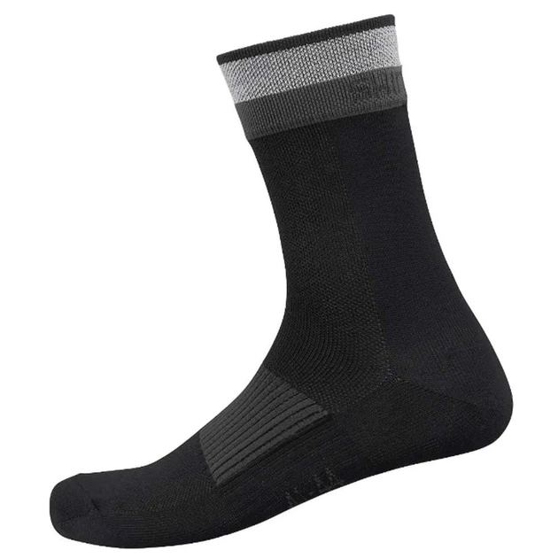Велосипедные носки Shimano Lumen черно-серые S/M (EU 36-40) - изображение 2