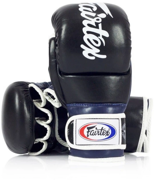 Перчатки для ММА Fairtex FGV18 M Black/Blue (FGV18_M_Black/Blue) - изображение 2