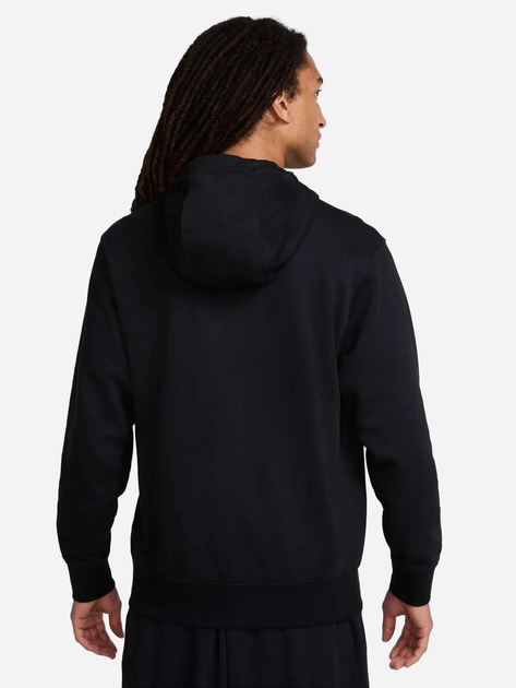 Bluza męska z kapturem Nike M Nk Club Ft Po Hoodie FN3866-010 L Czarna (197593331267) - obraz 2