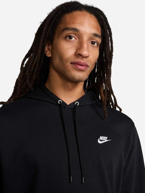 Худі чоловіче Nike M Nk Club Ft Po Hoodie FN3866-010 XL Чорне (197593363626) - зображення 4