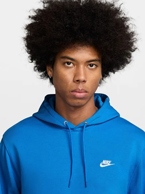 Худі чоловіче Nike M Nk Club Ft Po Hoodie FN3866-435 XL Синє (198482365790) - зображення 3