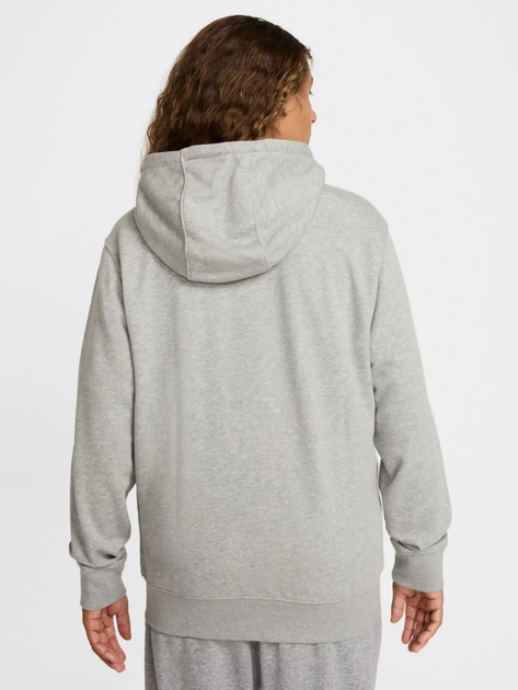 Толстовка на блискавці чоловіча Nike M Nk Club Ft Fz Hoodie FN3884-063 L Сіра (197593321008) - зображення 2