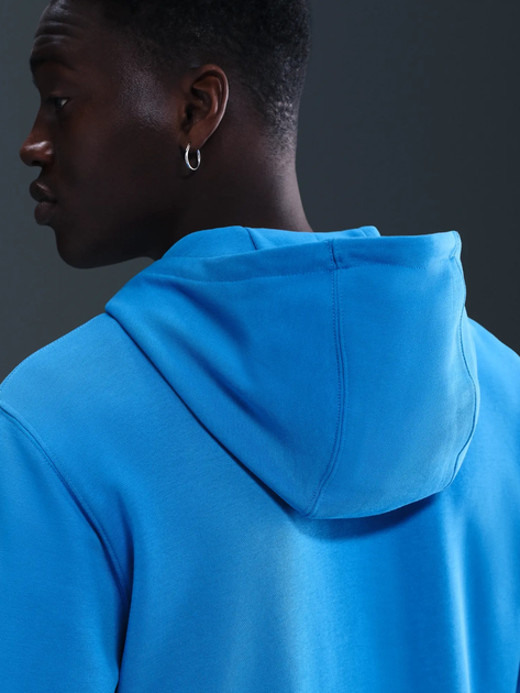 Толстовка на блискавці чоловіча Nike M Nk Club Ft Fz Hoodie FN3884-435 S Синя (198481696680) - зображення 6