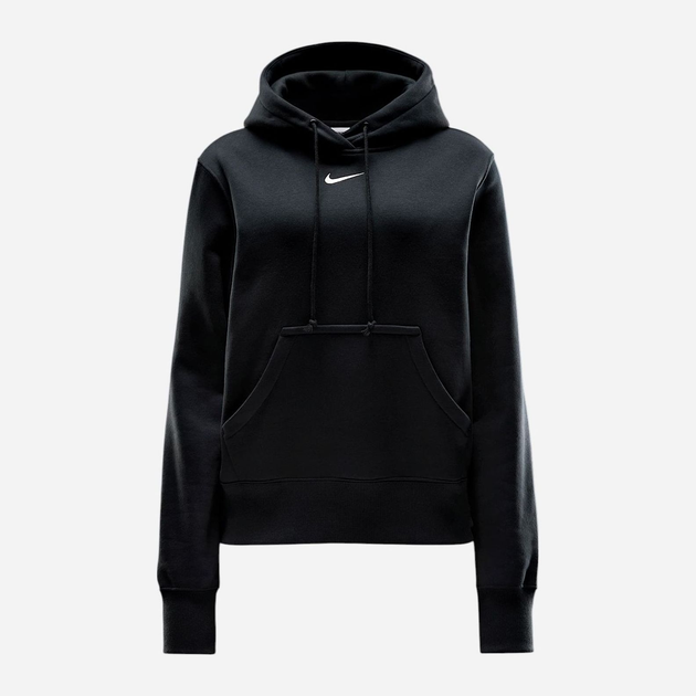 Bluza damska z kapturem ocieplana Nike W Nsw Phnx Flc Std Po Hoodie HF6839-010 L Czarna (197596372663) - obraz 8