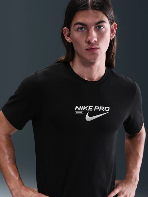Koszulka męska długa Nike M Nk Df Tee Pro Training HV4131-010 S Czarna (198481062263) - obraz 5
