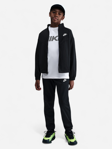Dres młodzieżowy dla dziewczynki (bluza + spodnie) Nike K Nsw Df Tracksuit Pk Fz HQ9315-010 137-146 cm (M) Czarny (198481303731) - obraz 1