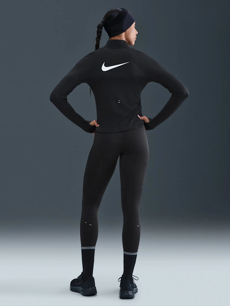 Спортивні для фітнесу жіночі Nike W Nk Df Tempo Hr 7/8 Tght HV8170-010 L Чорні (198484608635) - зображення 4