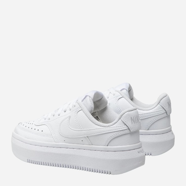 Sneakersy damskie skórzane Nike W Court Vision Alta Ltr DM0113-100 44 (11.5US) 28.5 cm Białe (195237045297) - obraz 3