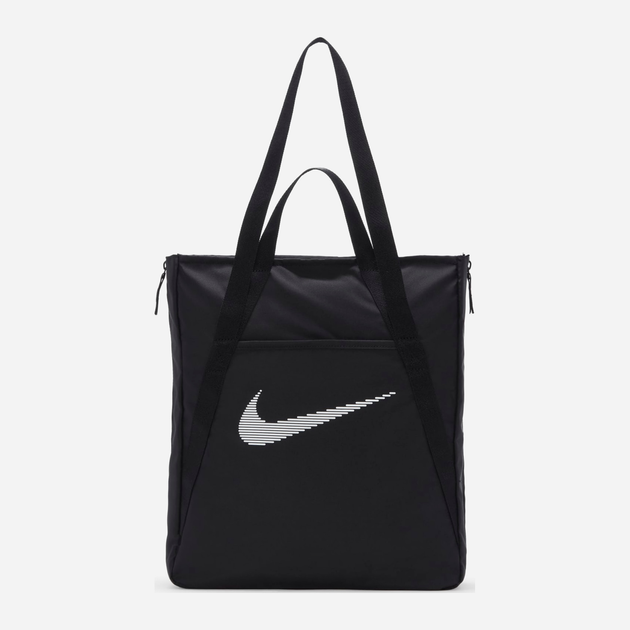 Torba shopper damska Nike Nk Gym Tote DR7217-010 Czarna (196154136440) - obraz 1