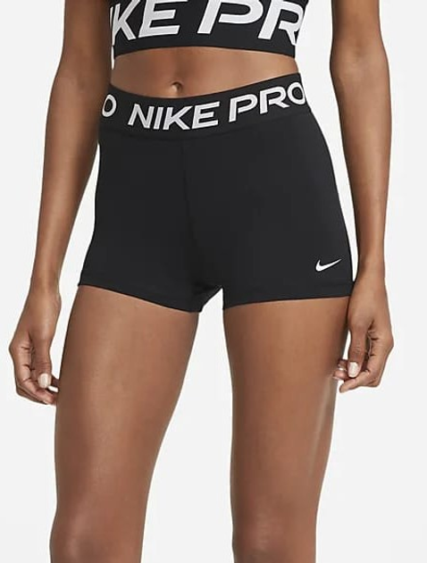 Спортивні шорти жіночі Nike W Np 365 Short 3In CZ9857-010 S Чорні (194499513513) - зображення 1