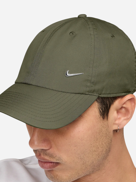Кепка Nike U Nk Df Club Cap U Cb Mtswsh L FB5372-222 M-L Хакі (197860081628) - зображення 4