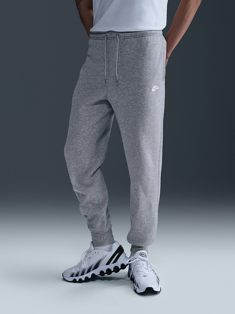 Спортивні штани чоловічі Nike M Nk Club Bb Jogger FN3787-063 M Сірі (197863295541) - зображення 1