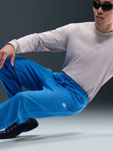 Спортивні штани чоловічі Nike M Nk Club Ft Jogger FN3801-435 M Сині (198481673025) - зображення 5