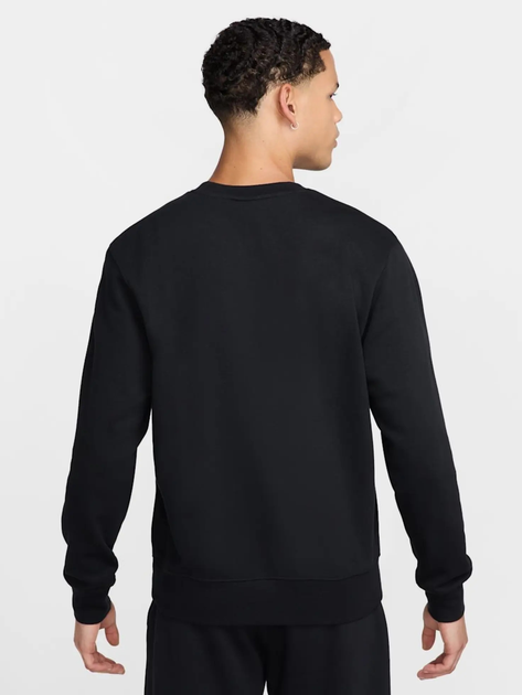 Світшот чоловічий Nike M Nk Club Ft Crew FN3888-010 L Чорний (197593333612) - зображення 2