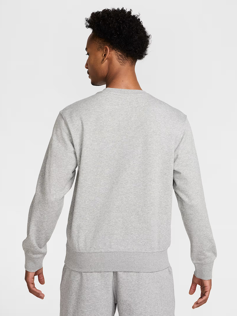 Bluza bez kaptura męska Nike M Nk Club Ft Crew FN3888-063 S Szara (197593307828) - obraz 2
