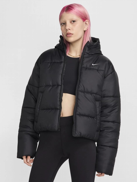 Kurtka zimowa damska Nike W Nsw Tf Synfl Nk Clsc Pfr FZ5899-010 S Czarna (197596300116) - obraz 1