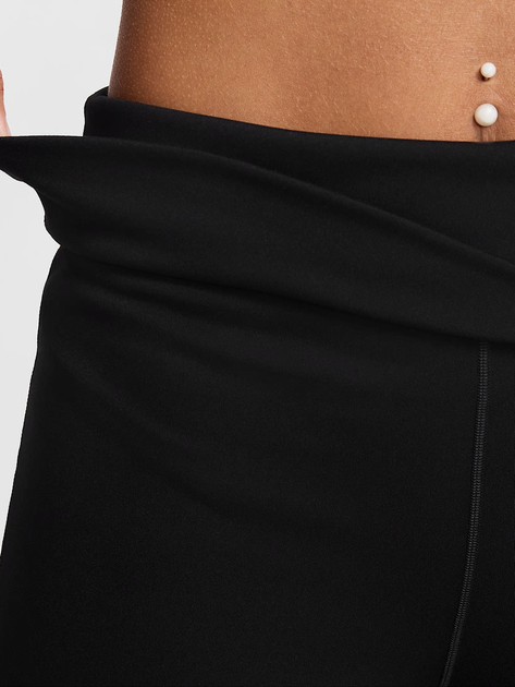 Spodnie sportowe damskie z wysokim stanem Nike W Nk Df One Hr Fldovr Pant FV7848-010 XS Czarne (197596352122) - obraz 6