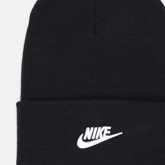 Шапка біні Nike U Nk Peak Beanie Tc Fut F24 L HF0186-010 Чорна (197599677154) - зображення 4