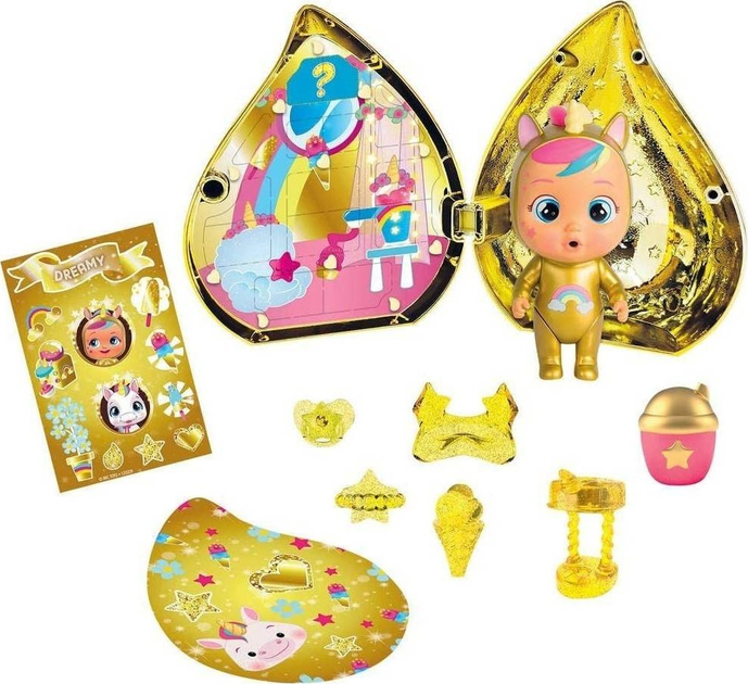 Лялька-сюрприз TM Toys Cry Babies Чарівні сльози Золото (8421134093348) - зображення 3