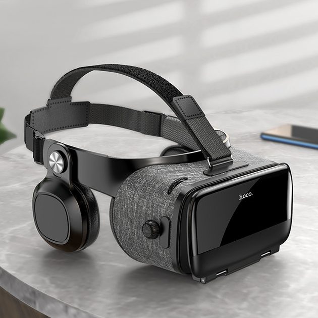 Очки виртуальной реальности Hoco для смартфонов от 4,7 до 6,53 дюймов Vr очки шлем - Фото 4 Очки виртуальной реальности Hoco для смартфонов от 4,7 до 6,53 дюймов Vr очки шлем - изображение 4