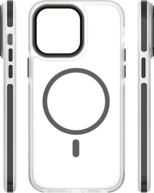 Панель Etteri Icy Mag для Apple iPhone 14 Pro Black/Transparent (5907504560076) - зображення 4