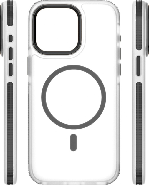 Панель Etteri Icy Mag для Apple iPhone 15 Pro Black/Transparent (5907504560106) - зображення 4