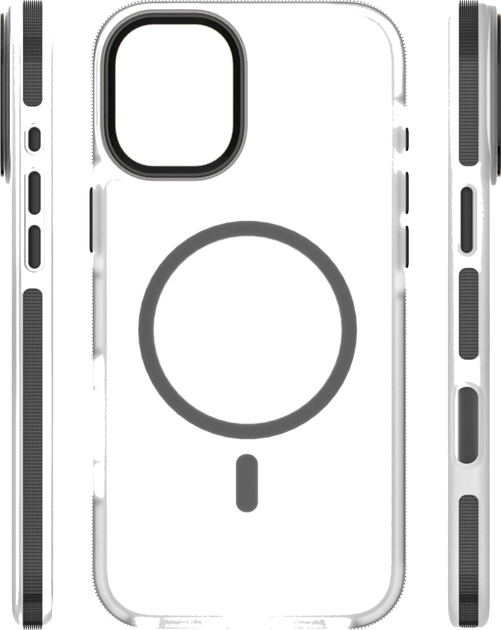 Панель Etteri Icy Mag для Apple iPhone 16 Black/Transparent (5907504560335) - зображення 4