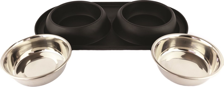 Миска металева Have a Pet 2 X 480 мл 256224 (5905546333900) - зображення 3