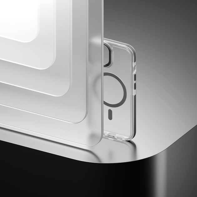 Etui plecki Etteri Icy Mag do Apple iPhone 17 Black/Transparent (5907504560366) - obraz 5