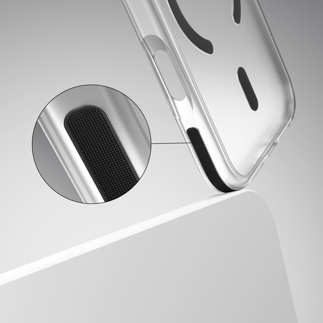 Etui plecki Etteri Icy Mag do Apple iPhone 17 Pro Black/Transparent (5907504560397) - obraz 7