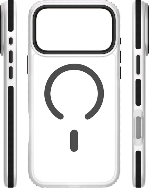 Etui plecki Etteri Icy Mag do Apple iPhone 17 Pro Max Black/Transparent (5907504560410) - obraz 4