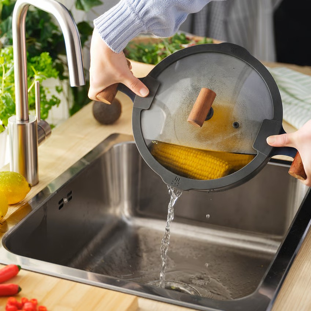 Каструля Ikea Klippfisk із антипригарним покриттям і кришкою 5 л (90597482221179) - зображення 5