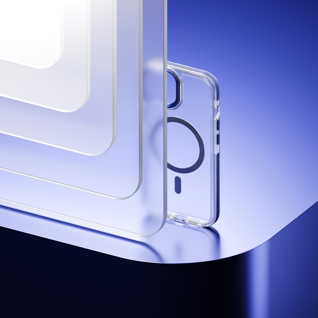 Панель Etteri Icy Mag для Apple iPhone 15 Blue/Transparent (5907504560502) - зображення 5