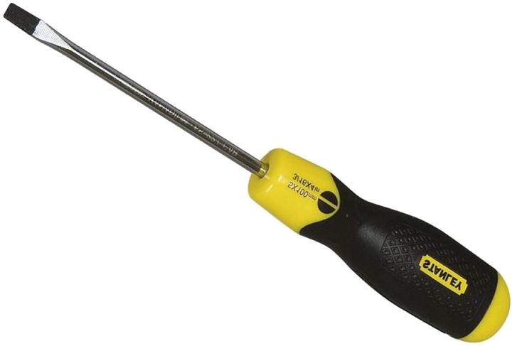 Викрутка Stanley Cushion Grip під прямий шліц SL 10.0 x 200 мм (0-64-922) - зображення 1
