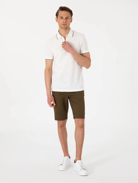 Поло довге чоловіче Pierre Cardin G021SZ011-000-2222971 2XL Екрю (8683858801276) - зображення 3