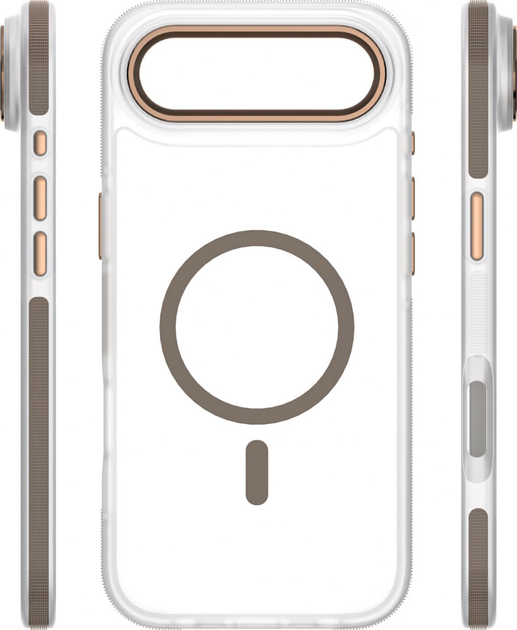 Панель Etteri Icy Mag для Apple iPhone Air Gold/Transparent (5907504560762) - зображення 4