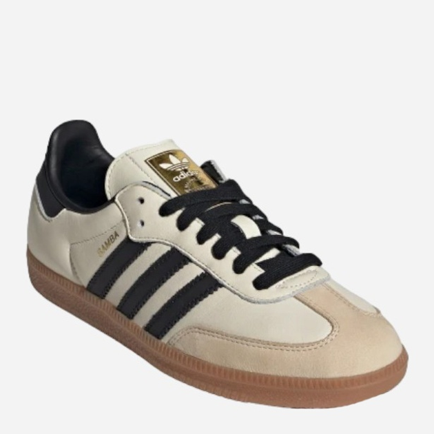 Sneakersy damskie do kostki adidas Originals Samba OG W ID0478 41.5 (7.5UK) Bezowe (4066765863218) (955555906307895) - Outlet - obraz 2