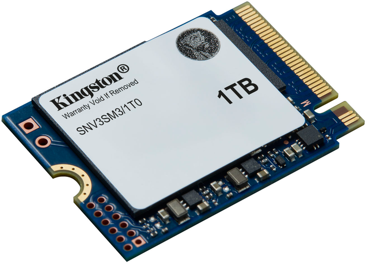 SSD диск Kingston NV3 1TB M.2 2230 NVMe PCIe 4.0 x4 3D NAND (SNV3SM3/1T0) (955555912876578) - Уцінка - зображення 2