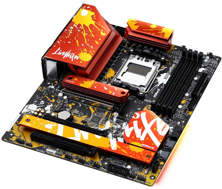 Plyta glowna ASRock B650 Livemixer (AM5, AMD B650, PCI-Ex16) (H7FMUA059269) - Outlet - obraz 3
